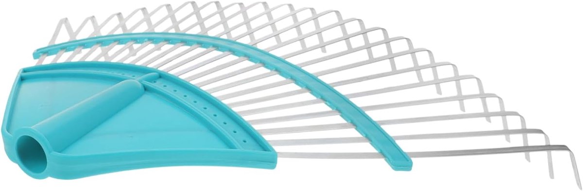 Tuingrond Bladeren Hark - Gazon Hark - Tuin Opruimen - Fijne Tandafstand - 34 cm - Zoals Getoond