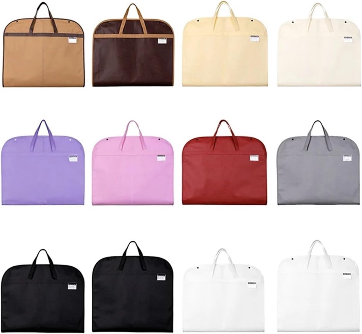 Kledingbeschermhoezen - Stofhoezen - Kleding Opbergen - Beschermt tegen stof - 60 x 100 cm - Zwart