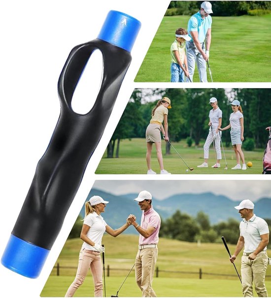 Golf Grip Trainer - Golf Oefenhulpmiddel - Swing Verbeteren - Nauwkeurige Handpositie - Universeel - Blauw van GOLF — afbeelding 4