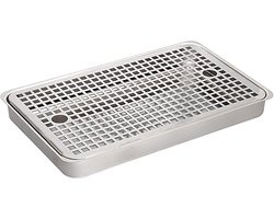 Bier Druppelbak - Drank Lade - Bar Schoonhouden - Roestvrij Staal - 31x19cm - Zilver