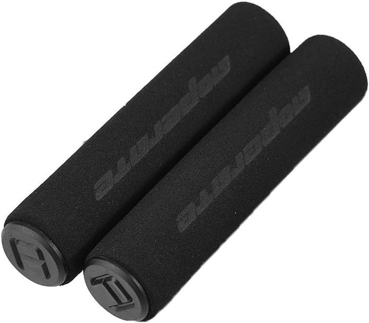 Stuurgrepen Fiets - Handvatten Spons - Comfortabel Fietsen - Zachte Schuimrubber - 12.5 cm Lengte - Zwart