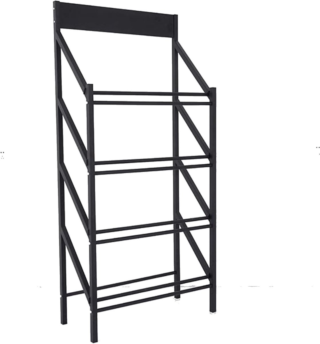 Wastafel Standaard - Gootsteenrek Opbergrek - Producten Presenteren - Verstelbare Dragende Staven - 90x30cm - Wit