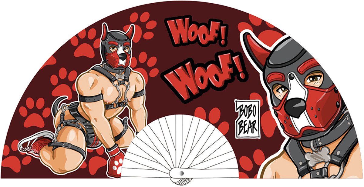M PROUD PUPPY ROUGE Pride Fan