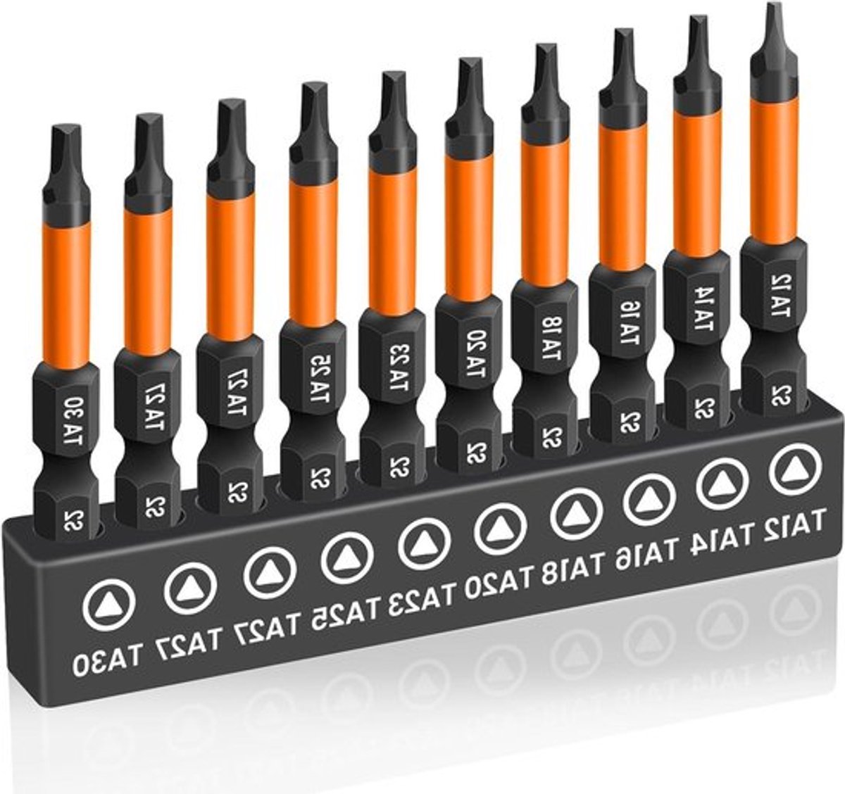 Magnetische schroevendraaierset met 10 stukken, 2-inch lang