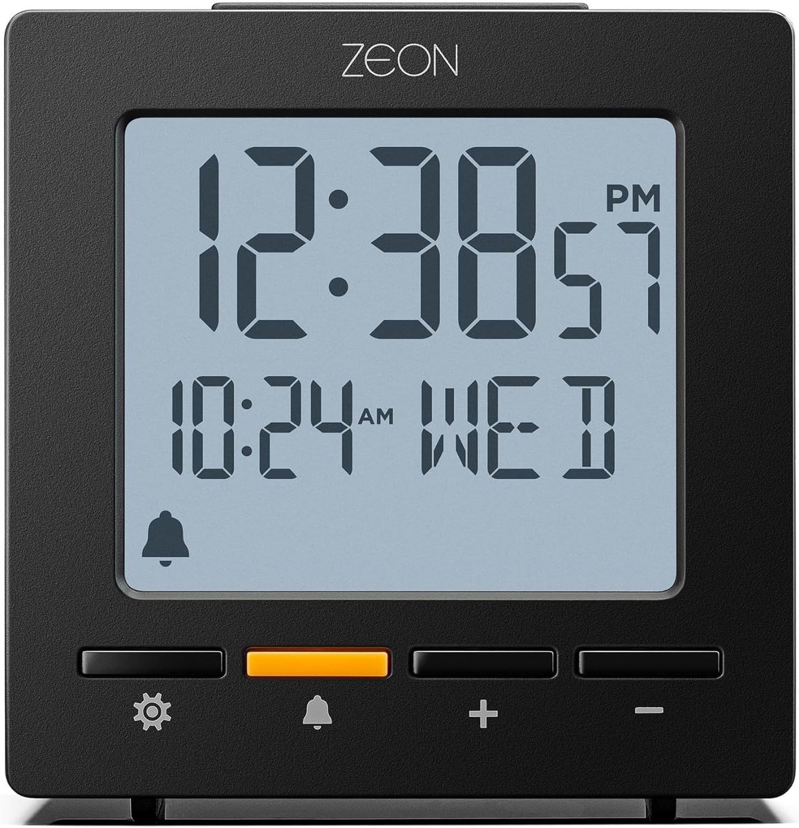 Digitale Wecker - Zwart - Positieve LCD Display - Snooze en Achtergrondverlichting - Voor Thuis en Kantoor