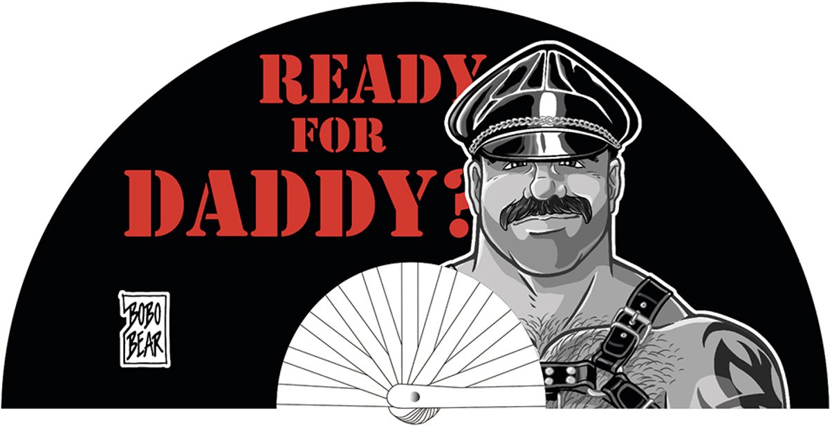 M PROUD READY DADDY Pride Fan
