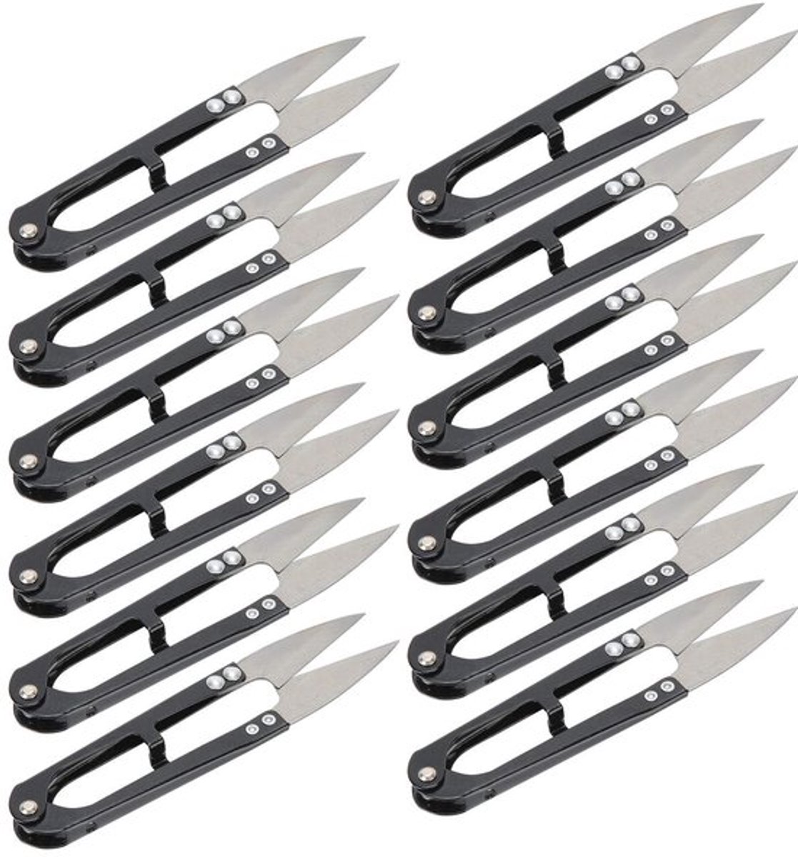 Solidchoice - Dailygoody - 12Pcs Naaien Schaar Garen SK5 Koolstofstaal 12Pcs Lente