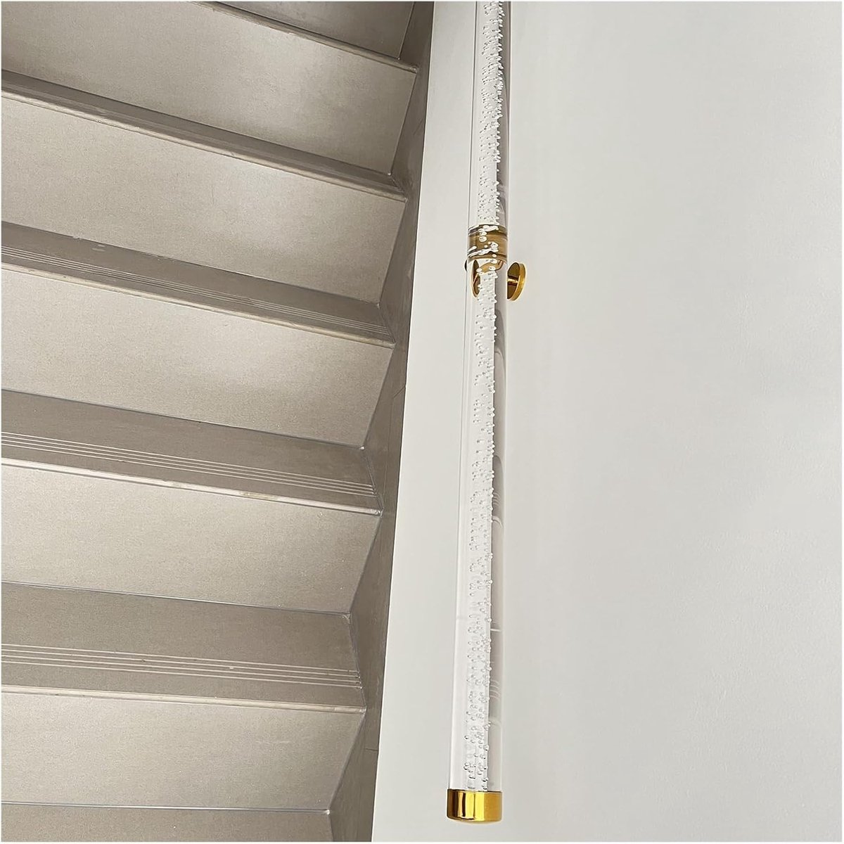 Acryl Trapleuning - Veiligheidsreling - Veilig traplopen - Aangepast formaat - 160cm - Transparant