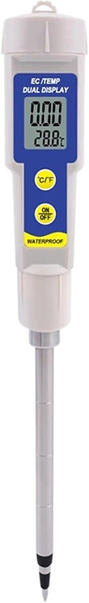 Multifunctionele grond EC Tester waterdichte grondmeter 0,00-4,00 ms/cm for laboratoriumaquariumbodem