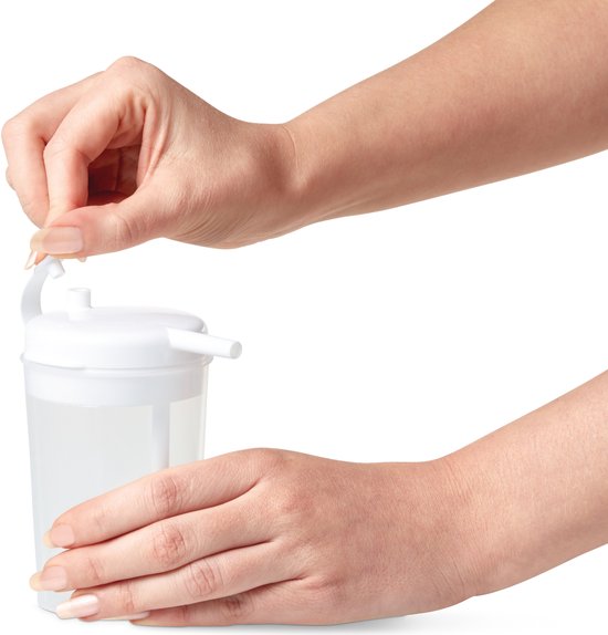 Novo Cup - Drinkbeker Liggend - Drinkhulpmiddel - Lekvrij - 250 ml - 3 Stuks van Able2 — afbeelding 4