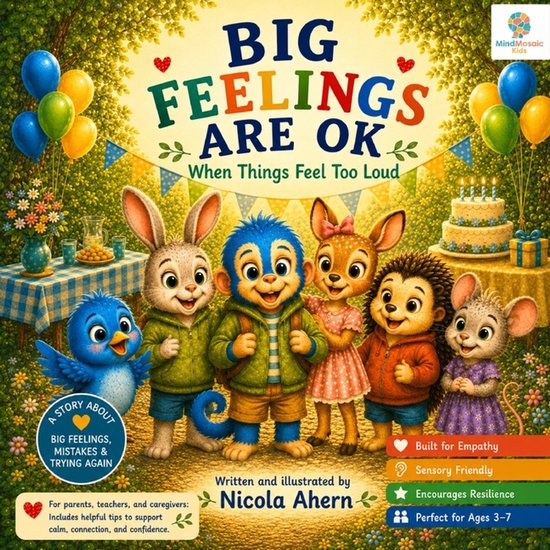 Big Feelings Are Ok. Mind Mosaic Kids Emotional Regulation C ... - cover