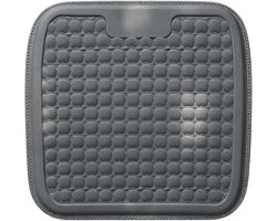 Koelkussen Auto - Stoelkoeler - Comfortabel Rijden - Honingraat Structuur - 48x48 cm - Donkergrijs