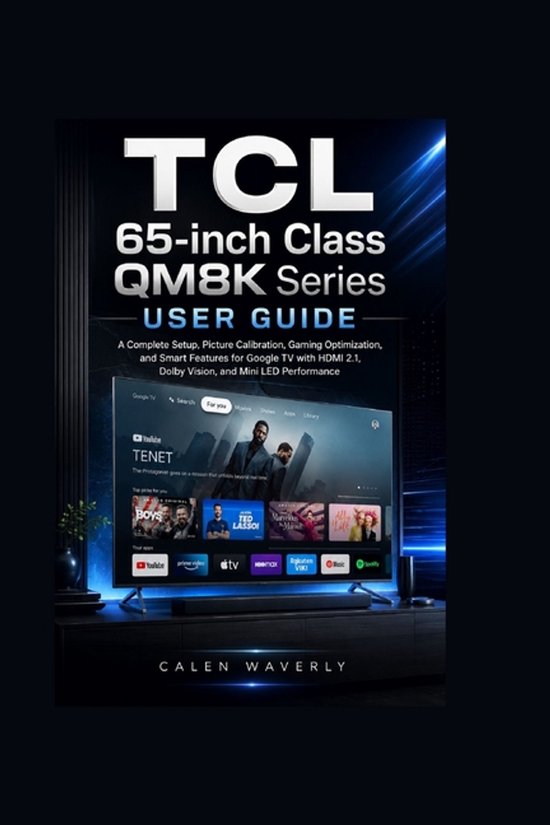 TCL 65-inch Class QM8K Series User Guide - cover