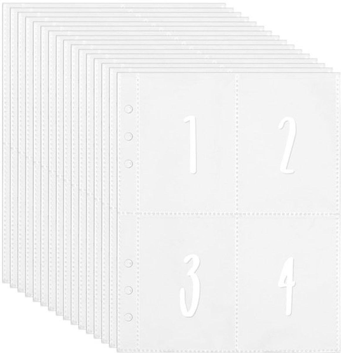 Solidchoice - Dailygoody - Verzamelhoezen - 100 Vakken - Ultra Helder - A5 Formaat
