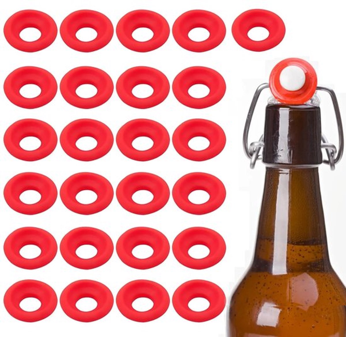 Solidchoice - Dailygoody - Grolsch afdichtingen - Siliconen sluitringen - Veilige