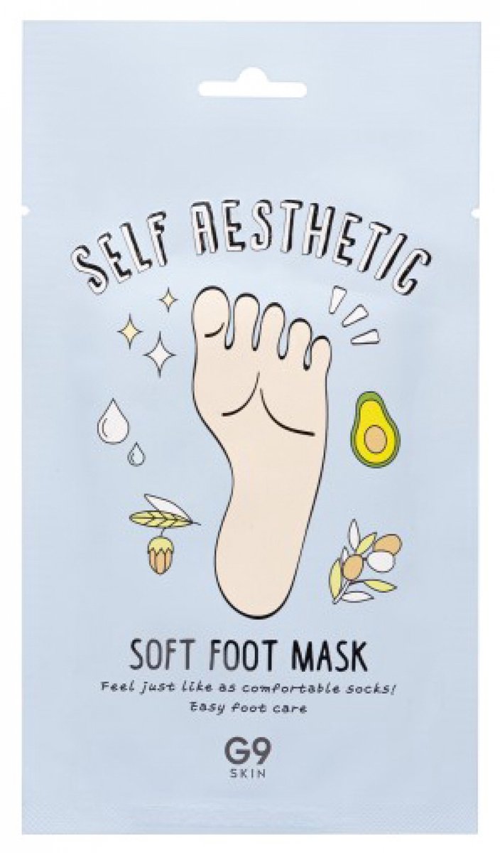 G9SKIN Zelf Esthetisch Zacht Voetmasker / Hydraterend Voetmasker als een paar sokken 2 stuks