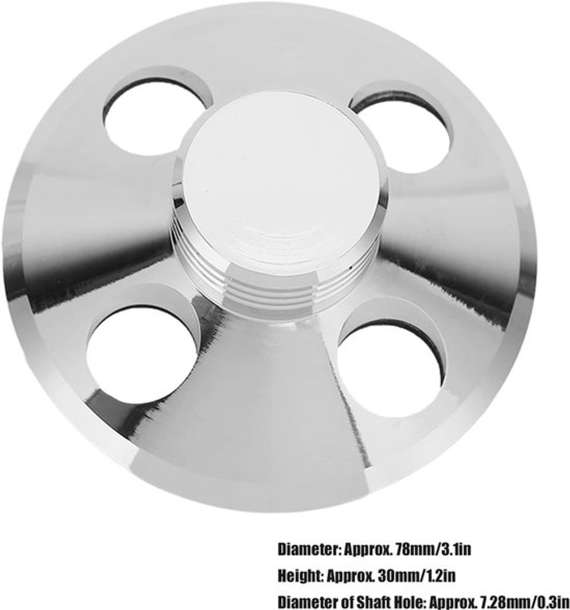 OmGoods - Dailygoody - Draaitafel platenklem - Vinyl stabilisator - Hoge