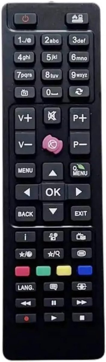 Afstandsbediening voor TV - TV Controller - Televisie Bediening - RF en IR Communicatie