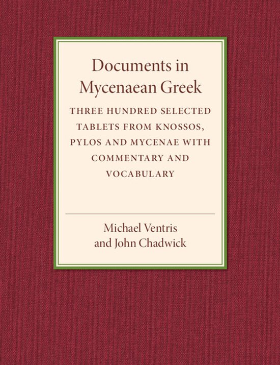Documents in Mycenaean Greek - cover