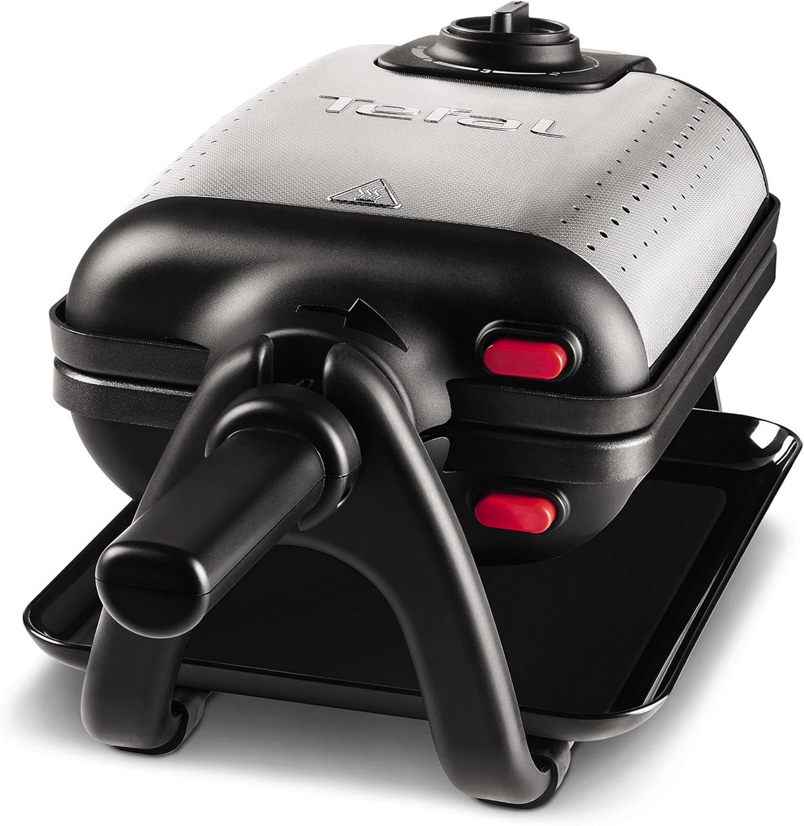 Wafelijzer 4-in-1 - Sandwichmaker Paninigrill - Keuken Gebruik - Uitneembare Platen - 5 Kilogram - Zwart Roestvrij Staal