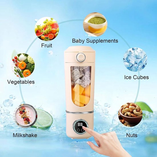 Blender To Go - Smoothie Maker - Draagbare Blender - blenderoplossing van Merkloos — afbeelding 5