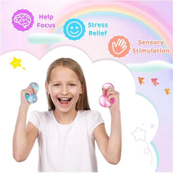 Balles De Presse-Doigts Balles Anti-Stress Fidget Toy Soulagement De L