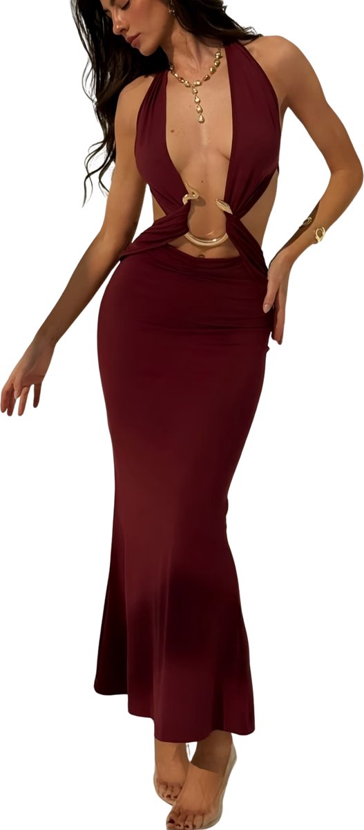 Currero Zomerjurk Dames Zomerjurken Volwassenen Vrouwen Midi Jurk Ibiza Stijl Sundress Dress Kurkuma XS Geel