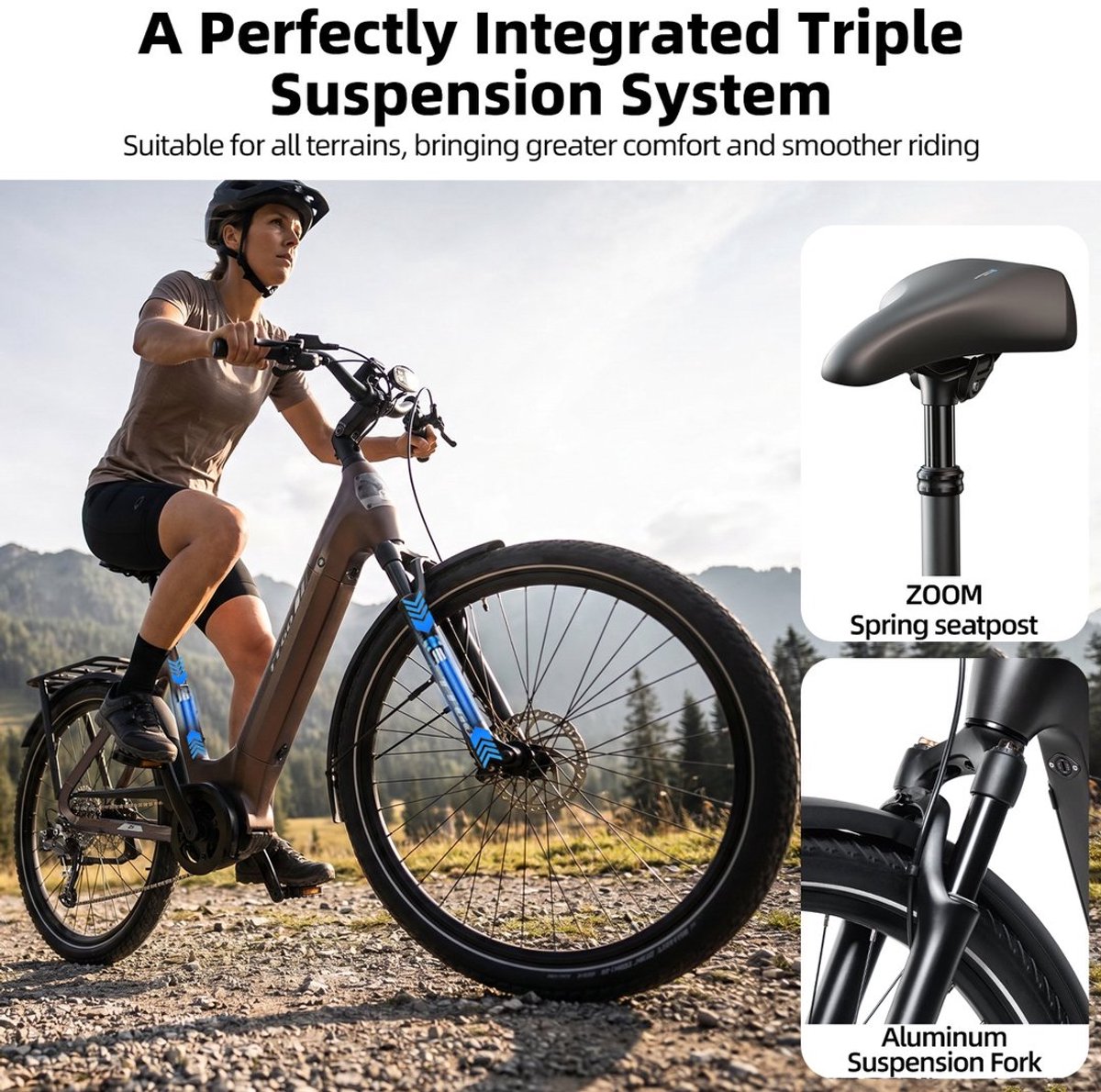 Sencycle Europe Sp. z o.o. Elektrische Fiets TTGO Z5 - 36V18Ah Accu - 27.5 Inch Banden - Max Snelheid 25km/u - Max Bereik 110-130km thumbnail 5