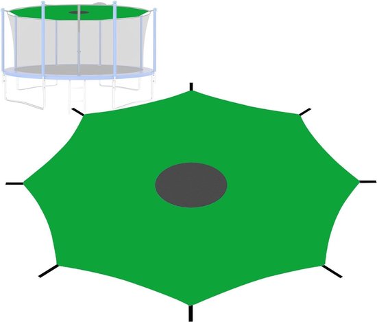 Trampoline Beschermhoes - Trampoline Luifel - Buiten Beschermen - Waterdicht En UV-bestendig - Universele Pasvorm - Parasol