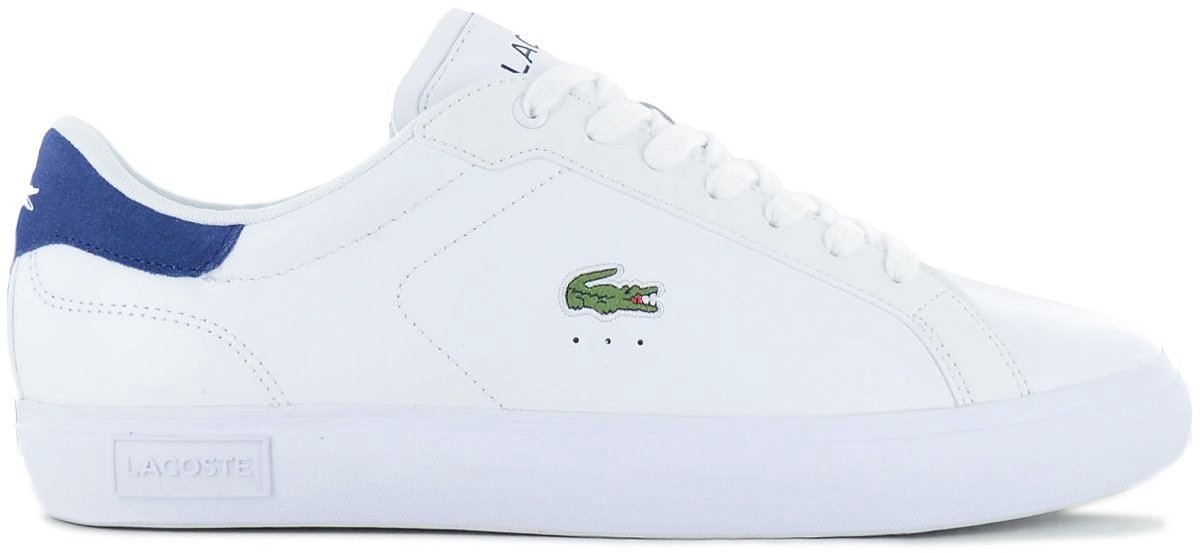 LACOSTE Powercourt 224 Heren Sneakers Schoenen Leer 748SMA0001042 Wit