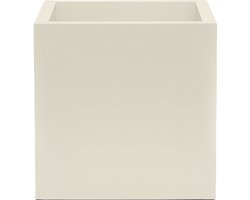 Elezza Cube Matte Plantenbak L50 x B50 x H50 cm - Amandel