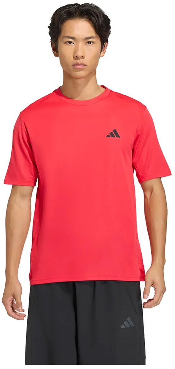 Adidas Workout Essentials Base T-shirt Met Korte Mouwen Regular Man Pure Ruby