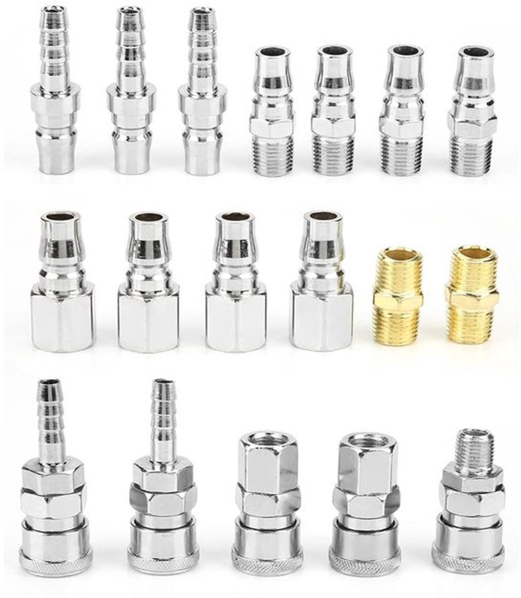 OmGoods - Dailygoody - Japanse Connector - 18pcs 1/4" Slangverbinder