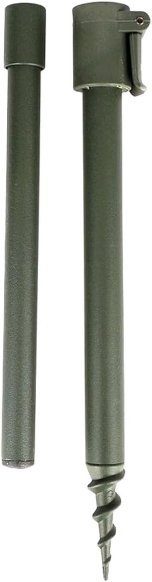 Telescopische Hengel Houder - Verstelbare Stand - Vissen Ondersteuning - Antislip Rubber Grip - 30-45 cm - Groen