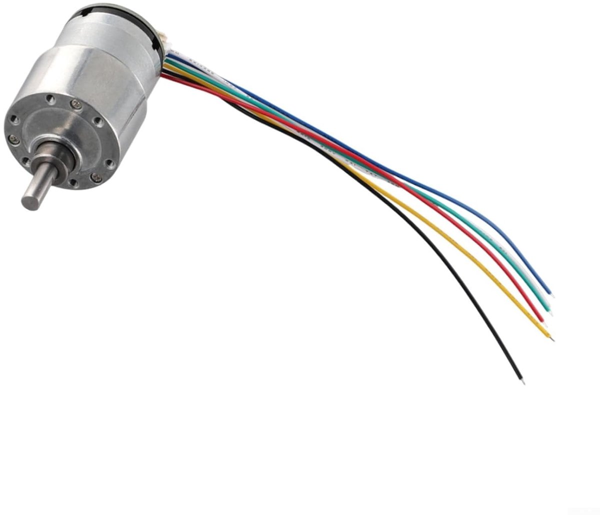 Motor met Tandwielkast - DC Motor - Robot Automatisering - Krachtige Metalen Constructie - 12V 176RPM - Zilverkleurig