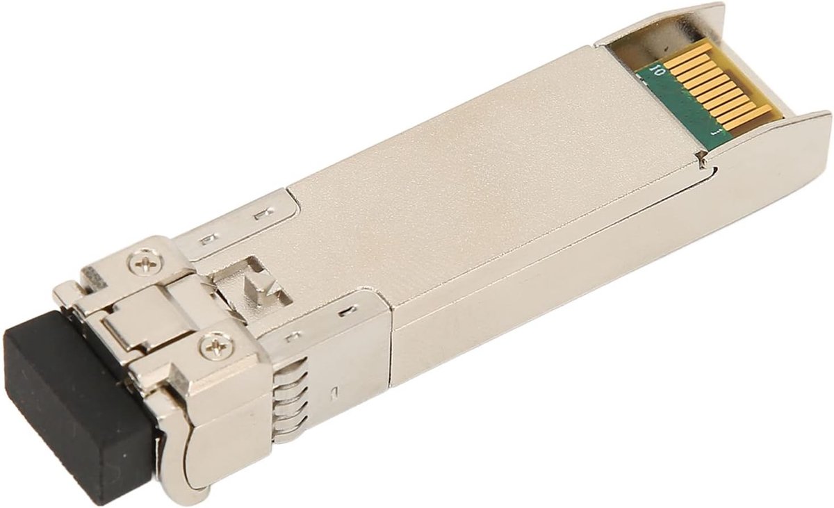 SFP Module - Glasvezel Transceiver - Netwerk Verbinding - 10 KM Afstand - 10 Gbps - Zilver