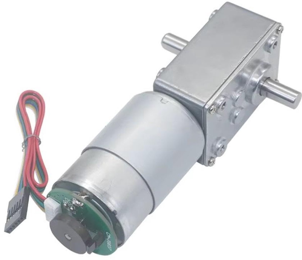 Encoder Reducer Motor - Hoge Koppel Motor - Automatisering Apparatuur - Directe Vervanging - 12V-24V - Zilver
