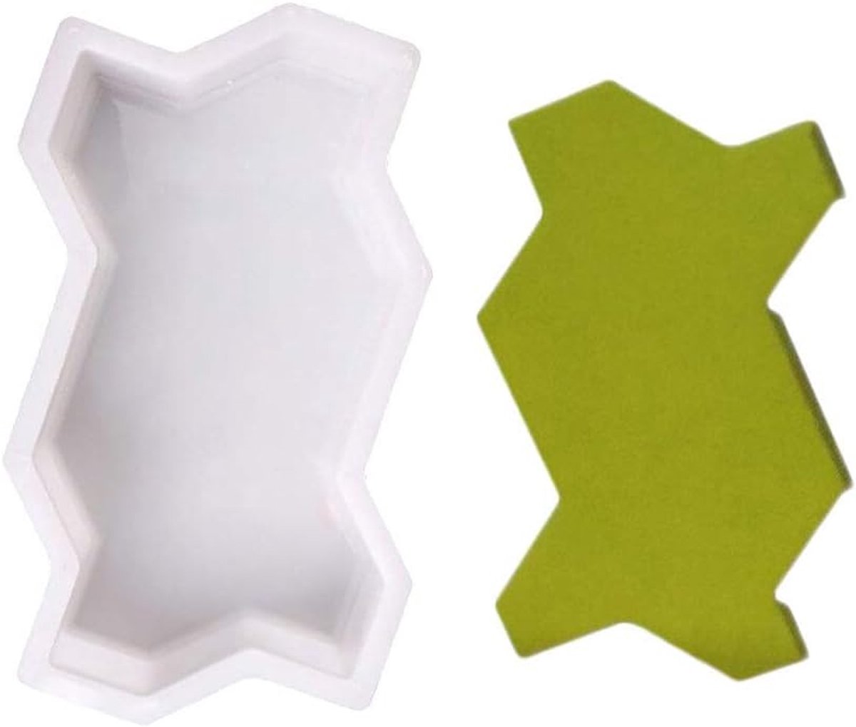 Betonmalen Steen - Pad Maker - Tuinpad Aanleggen - Herbruikbaar Plastic - 25x25cm - Zwart