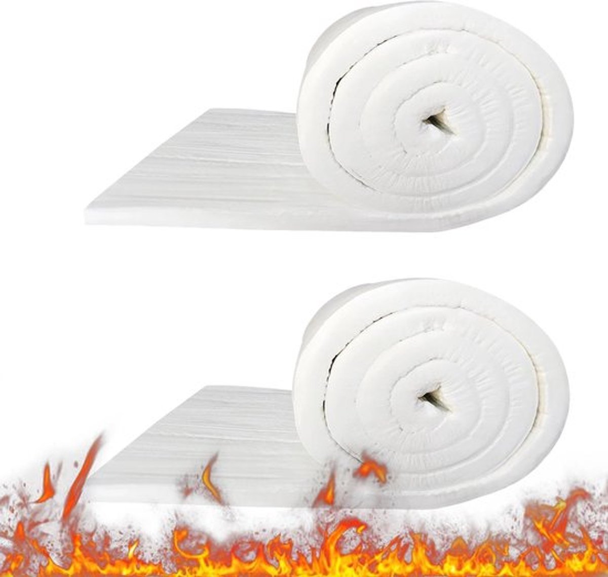 Isolatiemat voor daily goods, 2 stuks keramische vezelmat