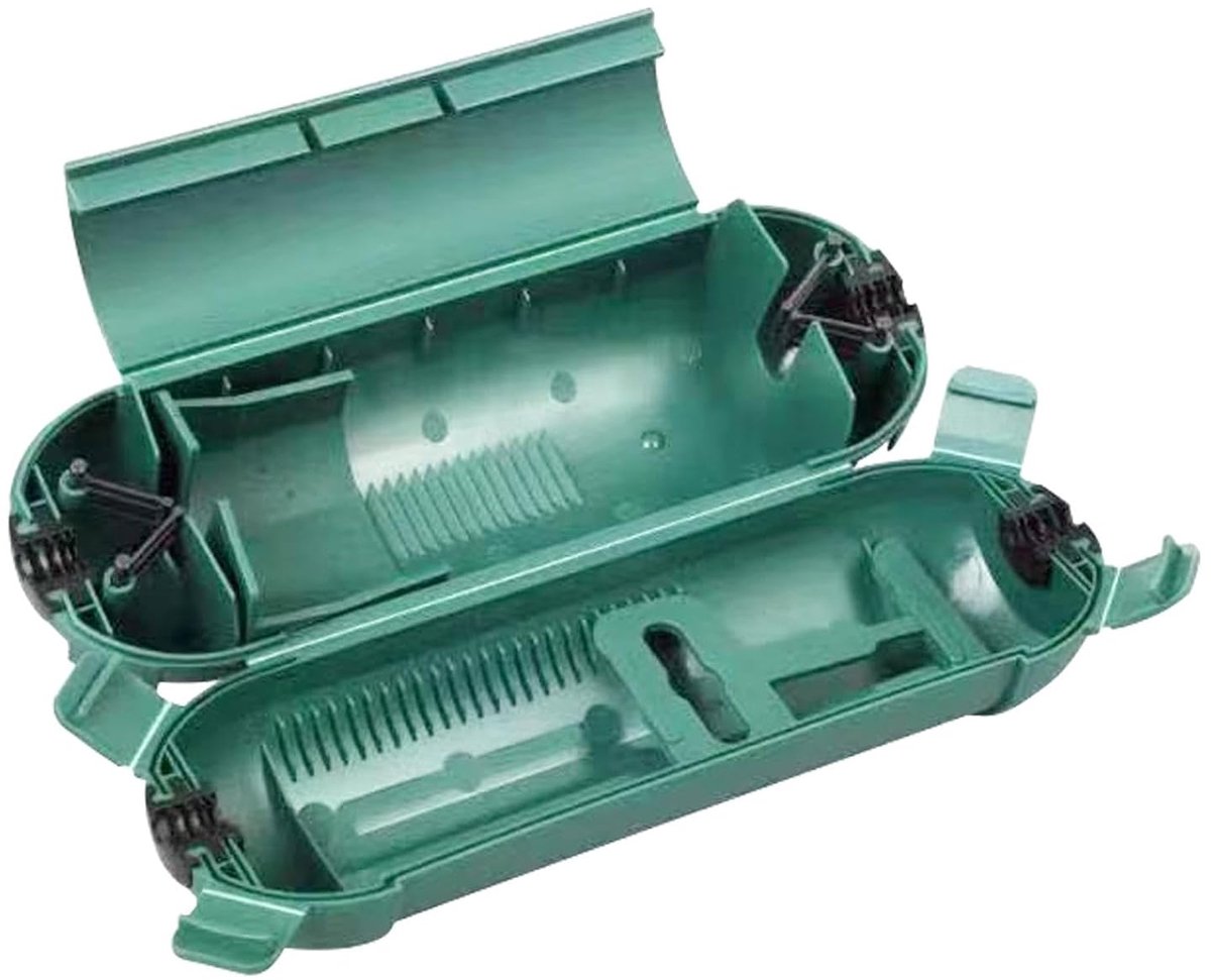 Famanu - Waterdichte kabelbox, IP44 weerbestendige kluis voor verlengingen, externe waterdichte stekkerbescherming, veiligheidsbox voor gebruik buitenshuis