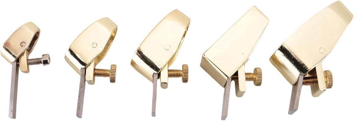 Houtbewerking Vliegtuig Cutter - Luthier Tool Set - Instrumenten Maken - Gebogen Zool Ontwerp - 5 Delig - Goud