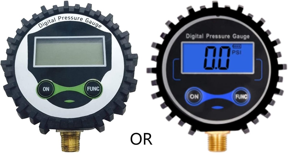 Digitale Bandenspanningsmeter - Luchtdrukmeter Banden - Banden Controleren - Hoge Nauwkeurigheid - 0-200 PSI - Zwart