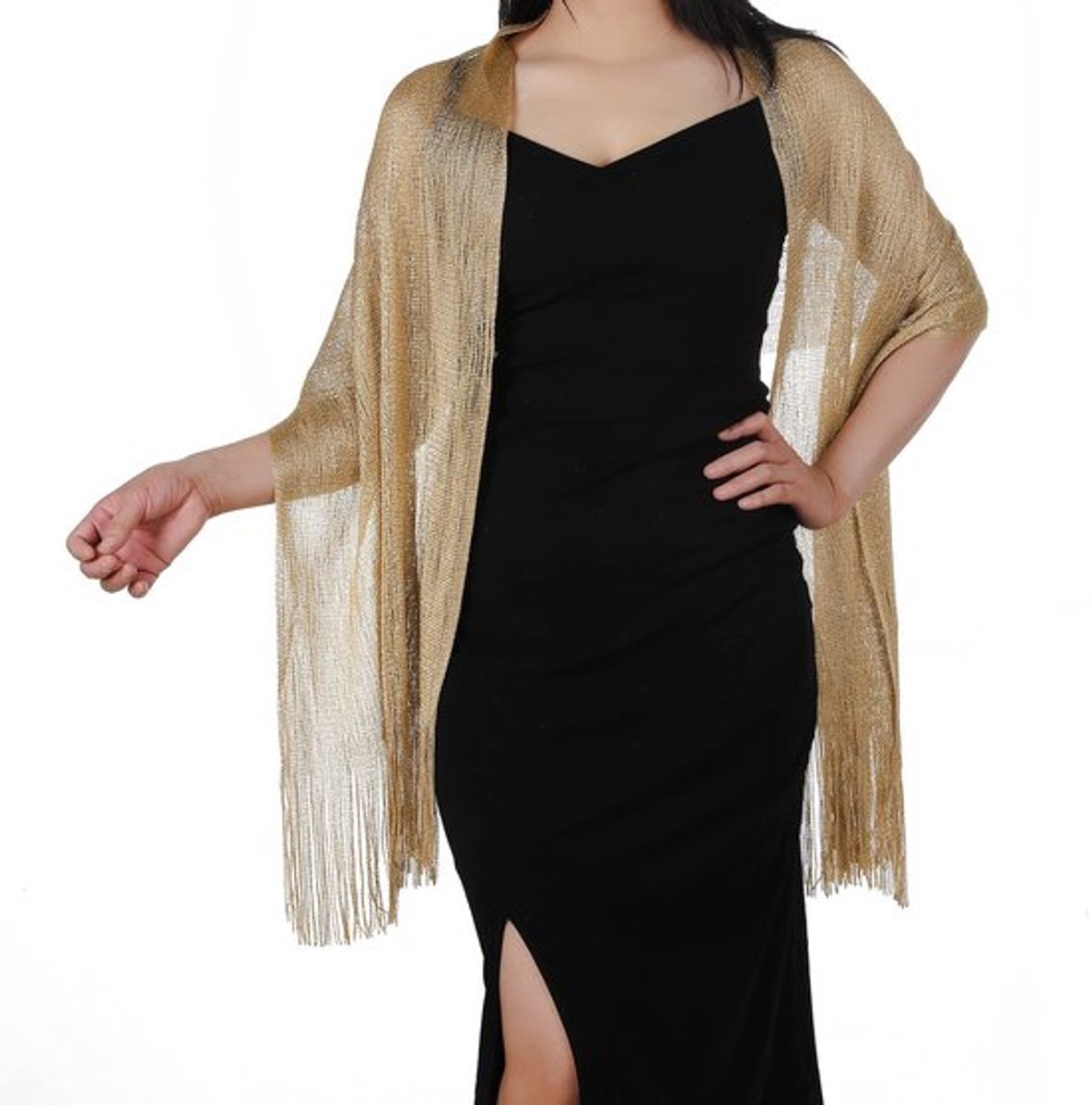 Elegante avondsjaal met galmerschapelijke kleur