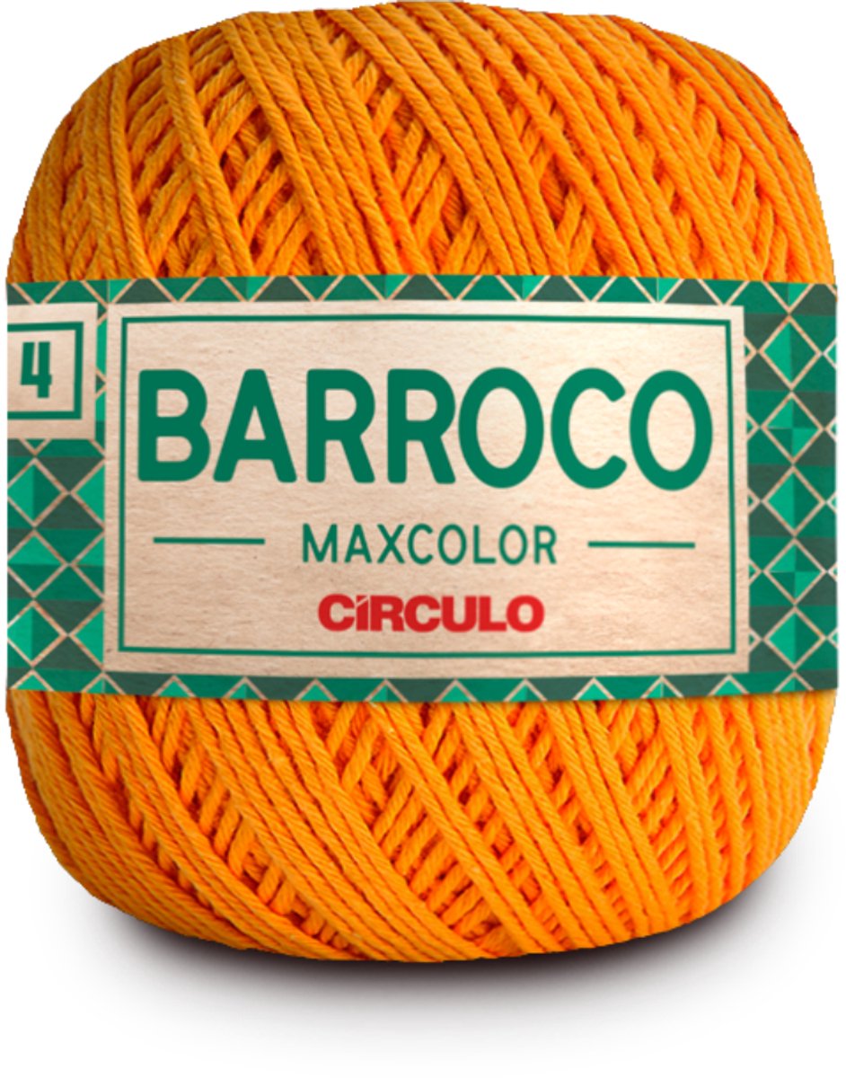 Círculo Barroco Maxcolor 4 - Katoengaren - 200 g - Donker okergeel