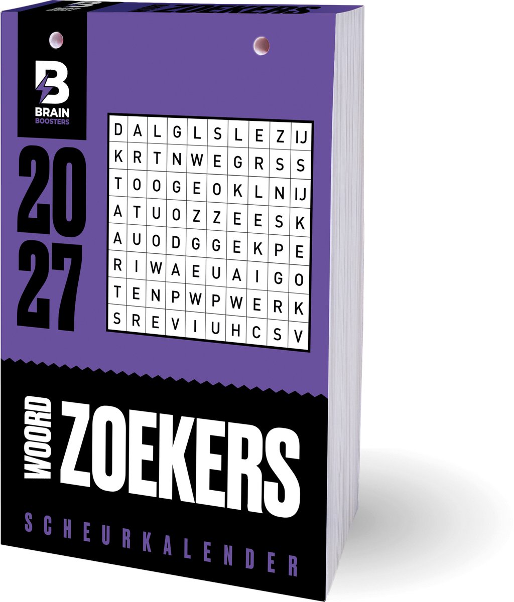 Brainbooster Woordzoekers Scheurkalender - 2027