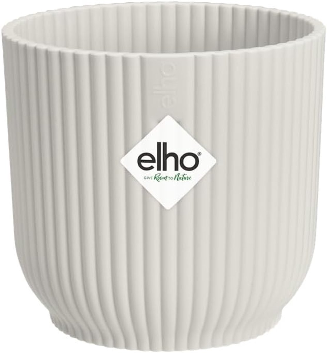 Bloempot Rond Mini - Plantenbak Mini - Planten Binnen - Modern Ribpatroon - Ø 178 cm - Zijde Wit