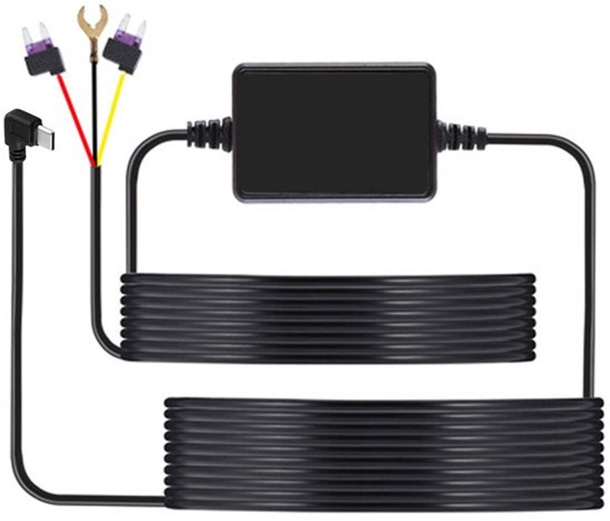 Hardwire Kit met Type-C Aansluiting voor Dashcam