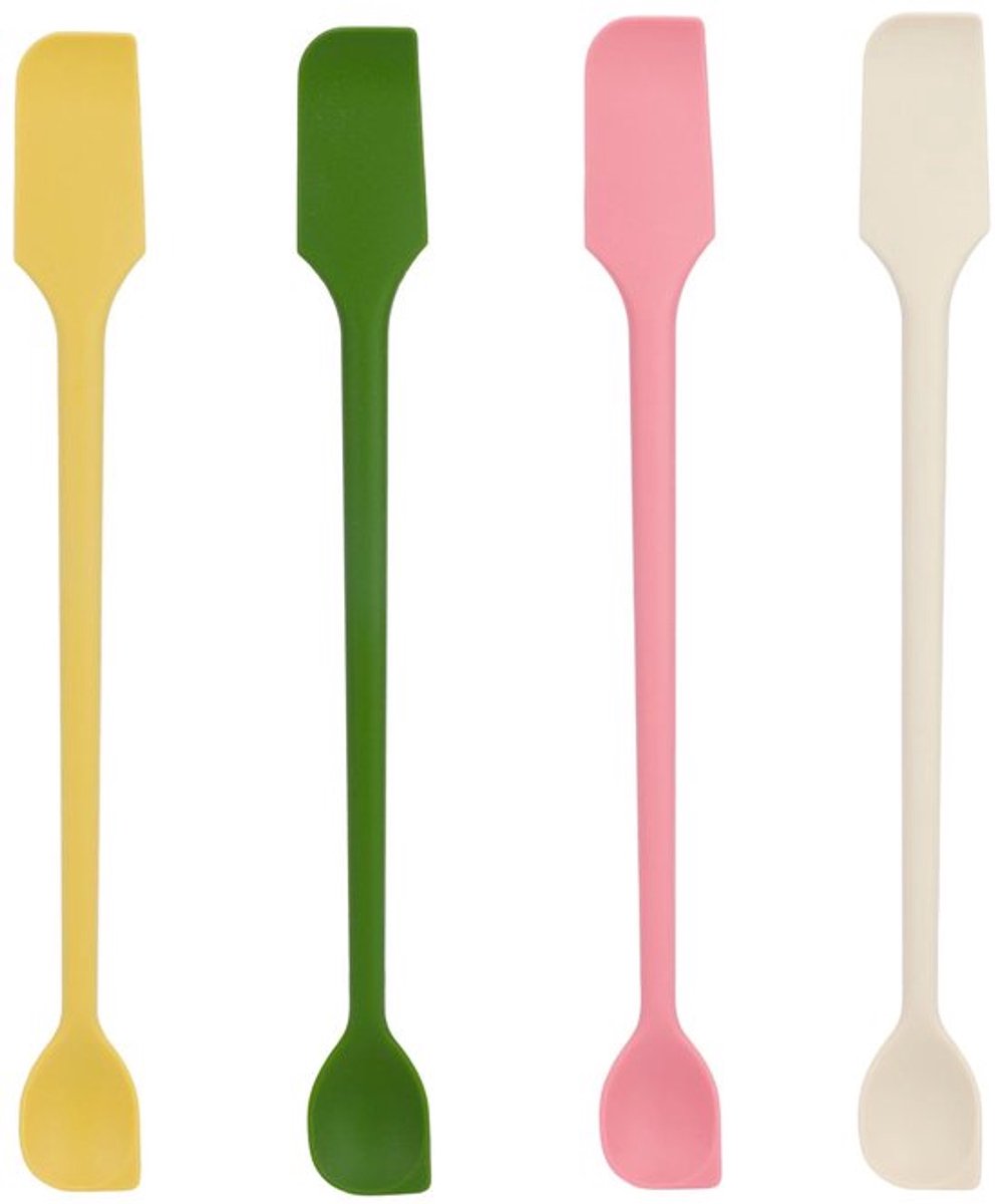 Mini siliconen spatels voor de keuken