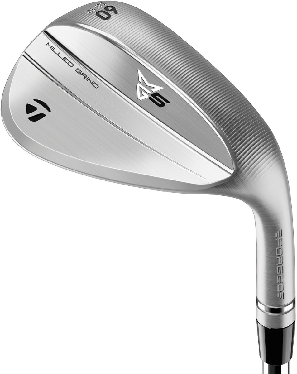 TaylorMade Milled Grind 5 Wedge (steel shaft) 2025 - Chrome | Rechtshandig | | 58° Loft | 11° Bounce