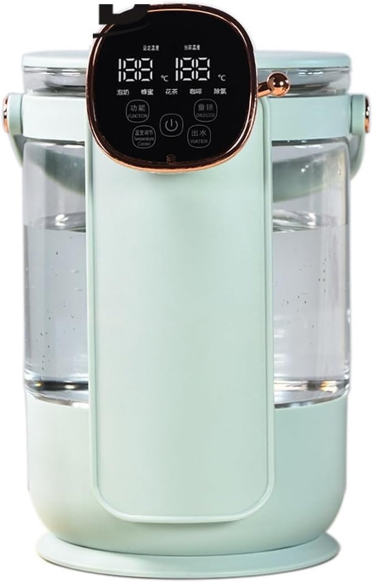 Waterdispenser Constante Temperatuur - Heetwater Pomp - Snel Water Verwarmen - Vijf-traps Temperatuurregeling - 25 Liter Capaciteit - Groen